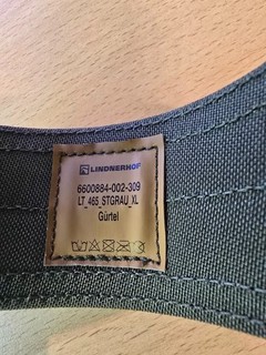Bundeswehr Lindnerhof Taktik Gürtel KBS / IDZ Größe XL