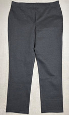 Quince Women's Ultra-Stretch Ponte Straight Leg Pant Charcoal Gray Size XL NWT
