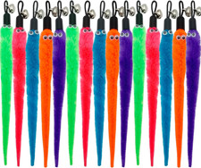 Cat Worm Toy Wand Attachments, 15 PCS Worms 15 Refills