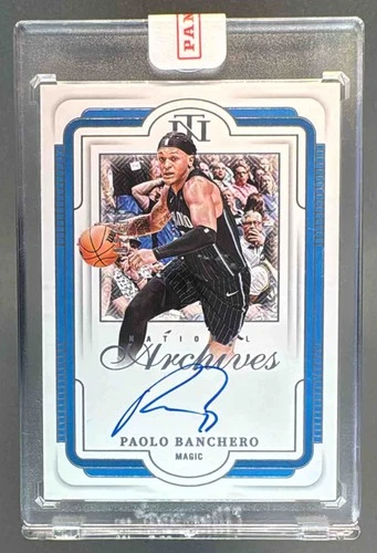 Paolo Banchero 2024 National Treasures Archives Ink Auto 2/75