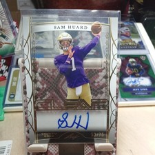 2022 Leaf Trinity SAM HUARD Clear Blue Autograph /75 #CA-SH1 Rookie Auto SP