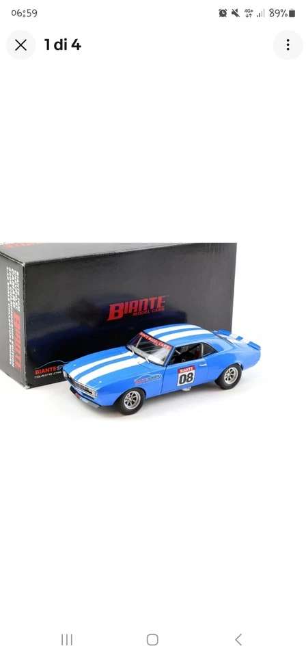 1:18 GMP Biante TCM Chevrolet Camaro Touring Car Masters Acme Highway YCID - Immagine 3 di 4