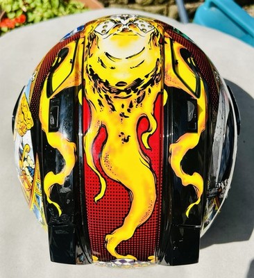 Icon Alliance Lucky Lid/Full Face Helmet/Mirrored Visor/Grim