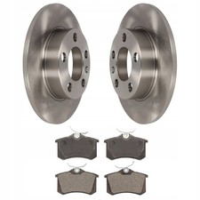Bremsenset hinten 2x Bremsscheiben + Bremsbeläge für Audi A1 8X A2 TT 8N