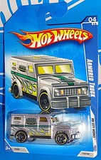 Hot Wheels 2009 HW City Works #110 Armored Truck Chrome w/ OH5SPs