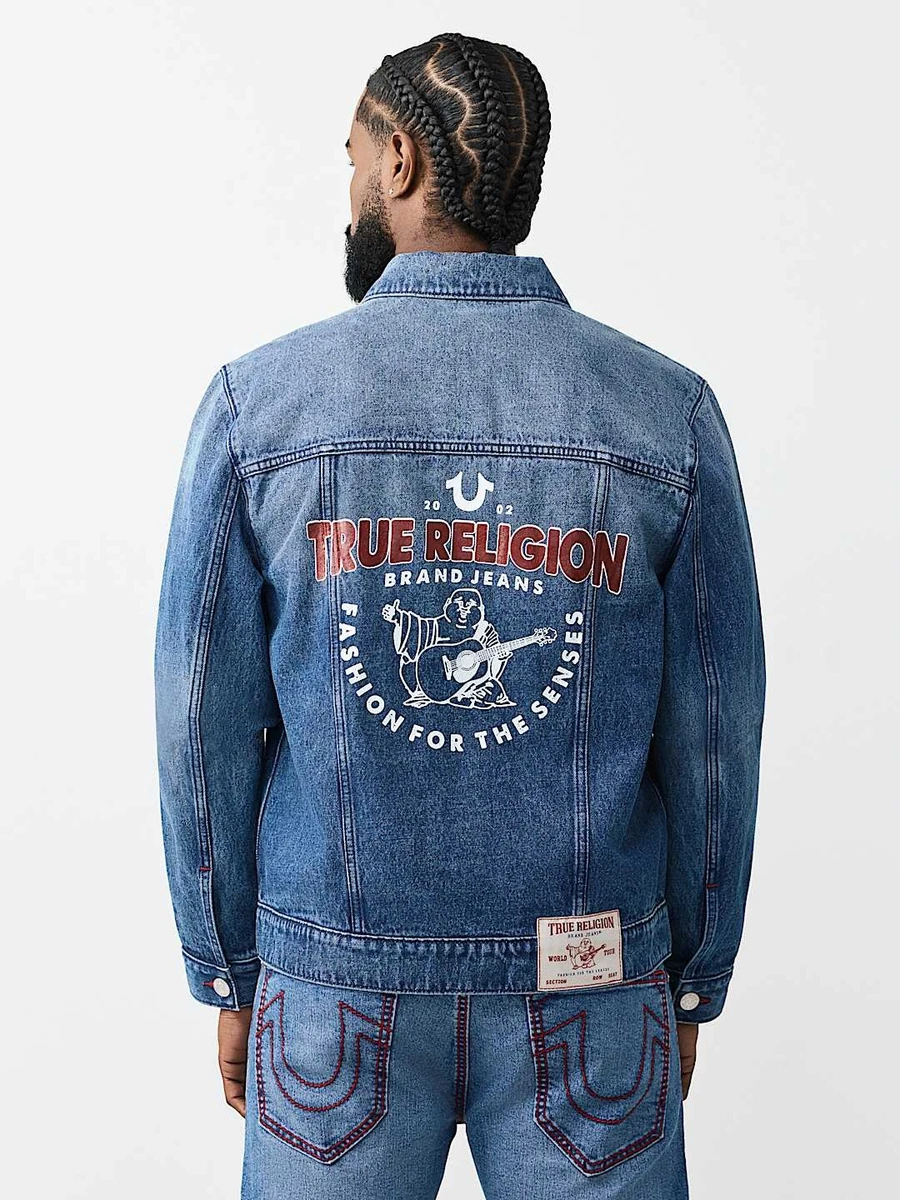 true religion jeans denim jacket products for sale | eBay