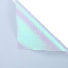 Iridescent Double Sided Flower Wrapping Paper Florist Bouquet 20 Sheets Blue