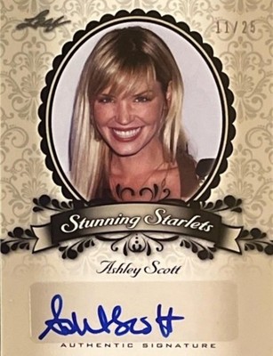 2013 Leaf Pop Century Jericho & CSI Actress Model Ashley Scott Auto Card #11/25