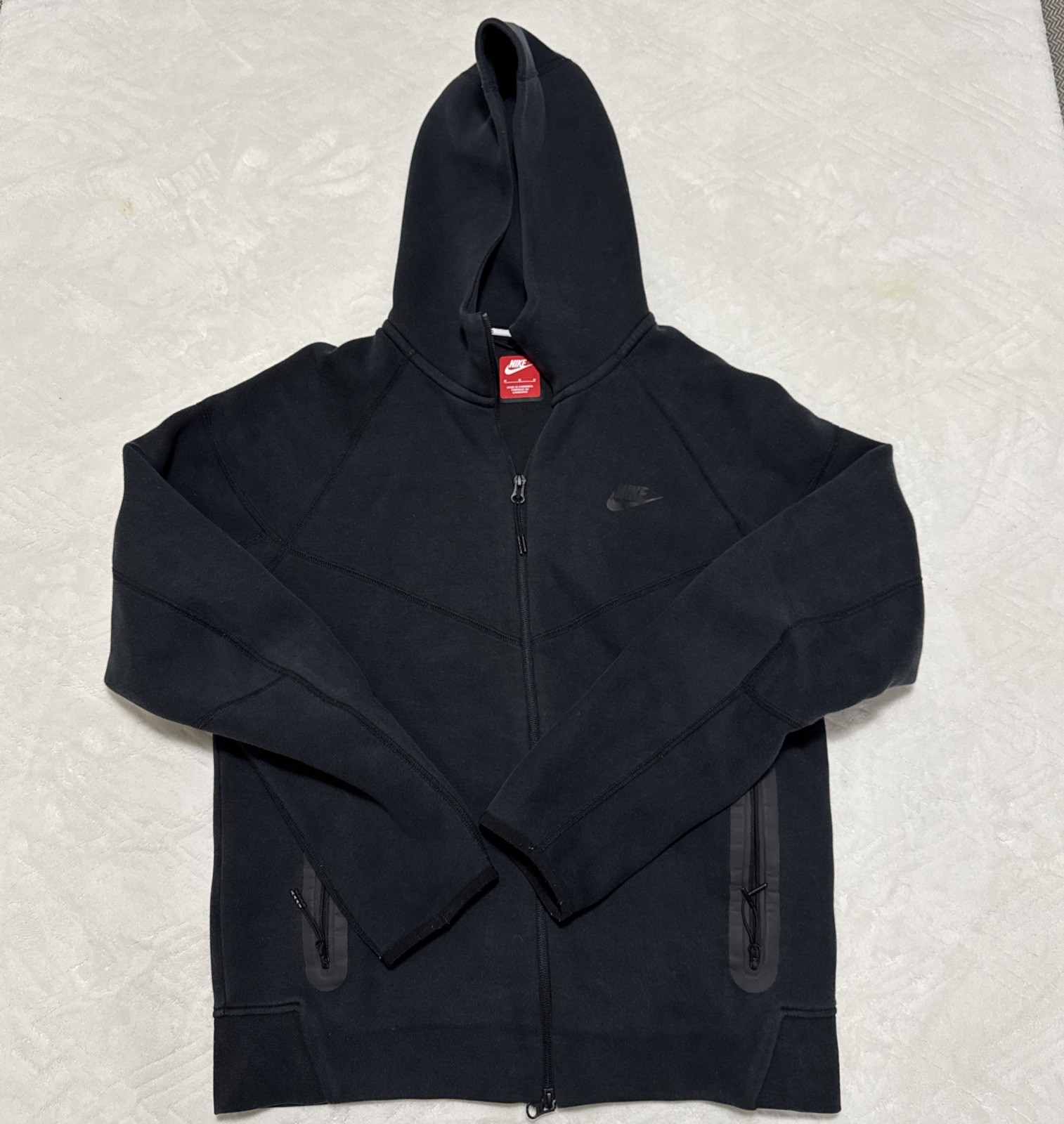 Nike Sportswear Tech Fleece Men Windrunner- Black- Size M -FB7921 010