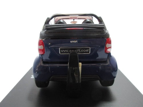 1/18 Smart Fortwo Coupe Cabrio Dealer Custom Makeover Diecast Car Blue Metallic - Picture 6 of 10