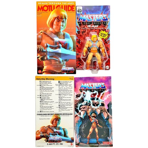 Masters of the Universe Origins He-Man 40th Anniversary 4-Pack Figure Set 2022 - Picture 5 of 12