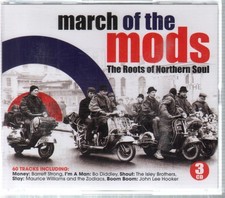 Various Artists March of the Mods - the Roots of Northern Soul triple CD UK Go