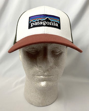 NEW Patagonia p-6 Logo LoPro Trucker Hat Cap Birch White