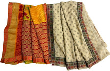 Pack of 2 Saree Indian Fabric Dress Women Wra...