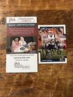 Chris Hogan IP Signed Panini Donruss Card JSA Coa Patriots Autographed