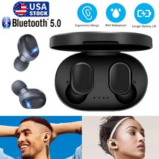 TWS Wireless Headphones Bluetooth Earphone 5.0 Stereo Headset Earbuds Universal