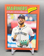 2026 Topps Heritage JULIO RODRIGUEZ Base RED BORDER Mariners #240