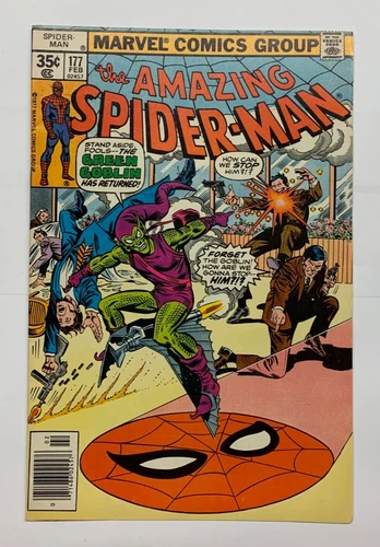 1978 Amazing Spider-Man #177 Comic Book Variant with Pizazz Insert Green Goblin