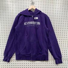 Northwestern University Sweatshirt Womens XL Purple Zip Hoodie Jansport NCAA
