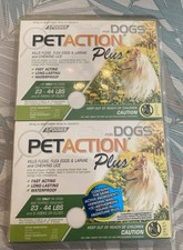 Pet PetAction Plus Flea  Tick Treatment for Medium Dogs 23-44 lbs - 6 Doses
