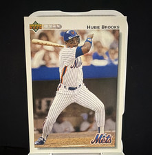 1992 Upper Deck Base Set - Hubie Brooks #114 New York Mets MLB Baseball Card