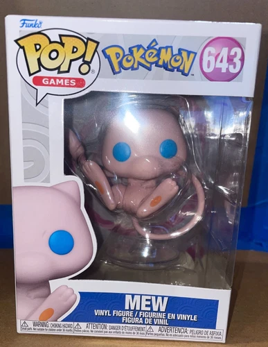 💎 Funko Pop! 643 Mew, Pokemon - Pop! Games - with Protector
