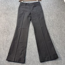 Banana Republic Martin Chino Pants Womens 2 Black Stretch Straight Leg SP03
