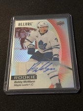 2023-24 Allure Bobby McMann Red Rainbow Auto Rookie