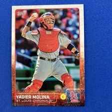 Yadier Molina 2015 Topps Card #647 St. Louis Cardinals