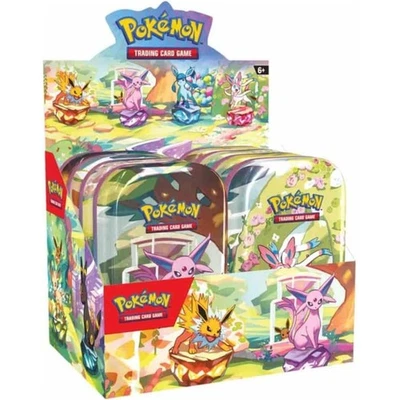 THE POKÉMON COMPANY Pokémon Desarrollos Prismáticos Mini Tin Display Alemán