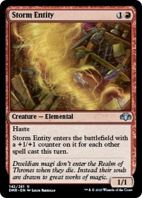 Storm Entity #142 *Foil* (LP) Dominaria Remastered MTG