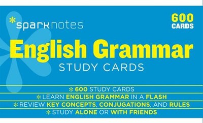 SparkNotes English Grammar SparkNotes Study Cards (Cards) SparkNotes Study Cards
