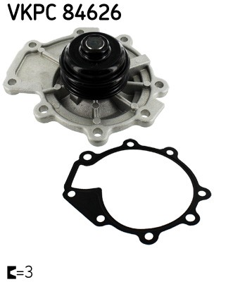 SKF VKPC 84626 Water Pump, engine cooling for FORD,JAGUAR
