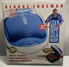 New George Foreman Grill In Grilling Colors B...