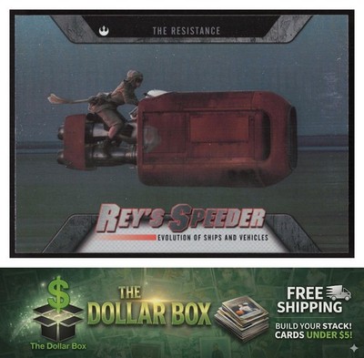 2016 Topps Star Wars Evolution #EV-12 Rey's Speeder Evolution of  Vehicles