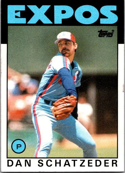 1986 Topps #324 Dan Schatzeder