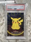 PSA 8 1999 Topps Pokemon T.V. Pikachu #25 Foil English Graded Card