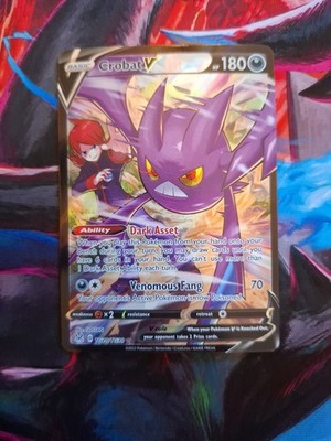 Pokémon TCG Crobat v Trainer Gallery TG20/TG30 SWSH: Lost Origin NM Condition