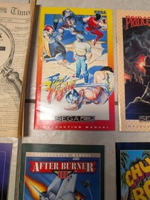 Lot 8 Sega CD Instruction Manual Sherlock Holmes Gaming Clue Booklet Final Fight