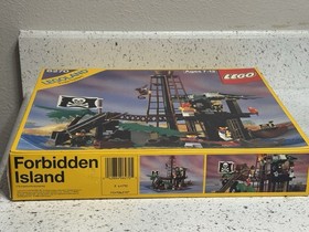 Legoland Pirate System Forbidden Island Vintage Lego Set Missing Figure & Boat