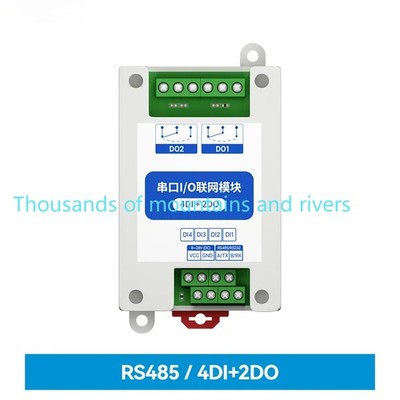 4DI+2DO Modbus RTU Control I/O Network Modules Serial Port RS485 Interface 8~28V