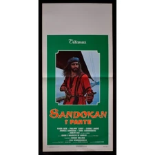 locandina SANDOKAN 1 parte kabir bedi philippe leroy giordana celi solima B174