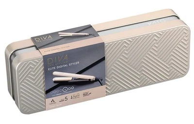 Diva Pro Styling Elite Digital Styler – Aztec Gold Professional Hair Straightene