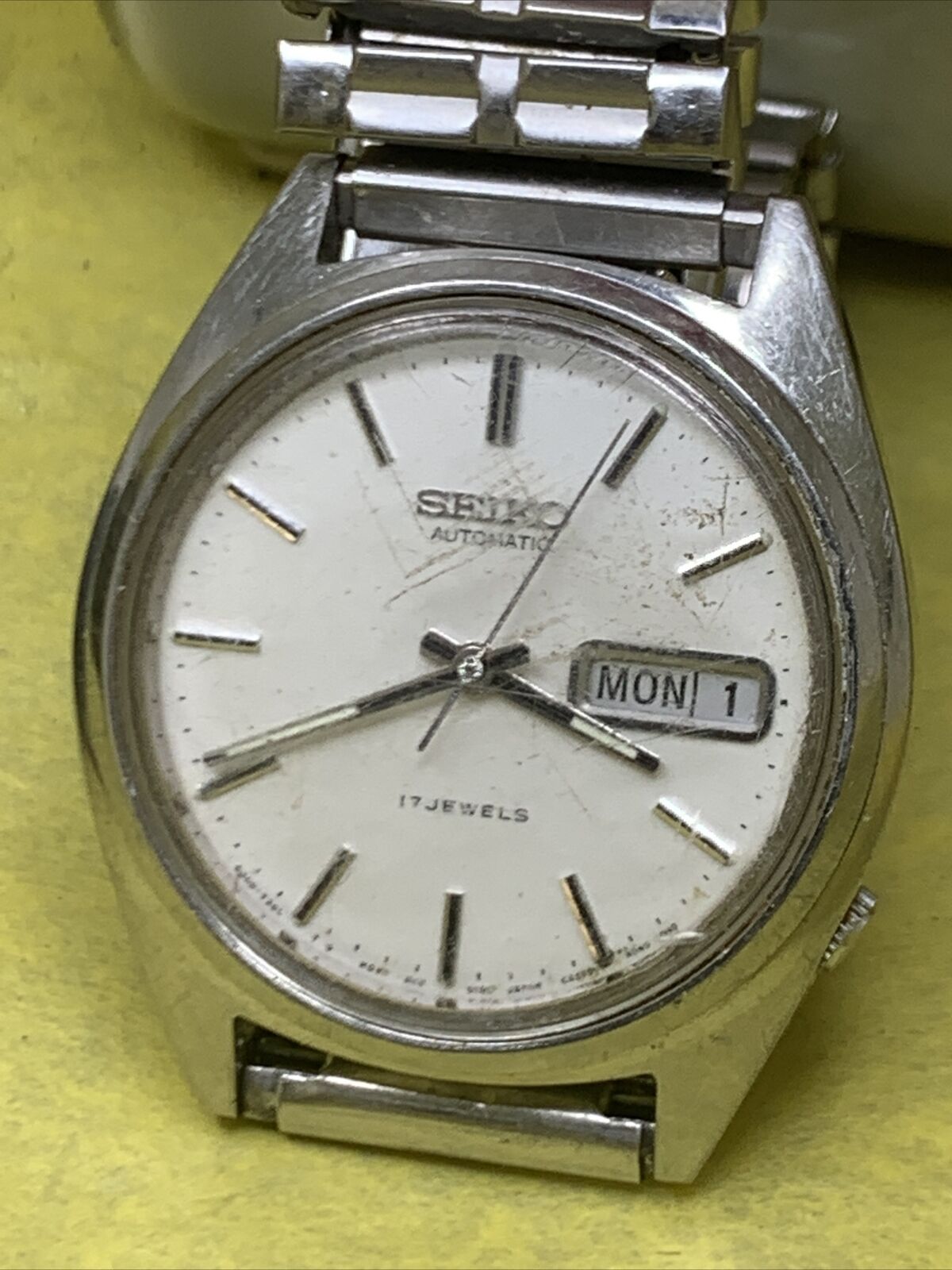 Seiko 17 Jewel Automatic Day Date Watch Ref 6309 | eBay