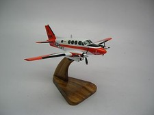 Beech T-44 King Air T44 Airplane Desktop Mahogany Kiln Dried Wood Model Regular