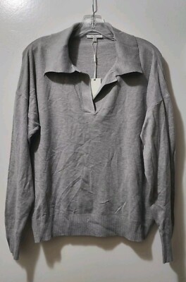 Vila Milano Women's Grey Oversized Sweater Size M