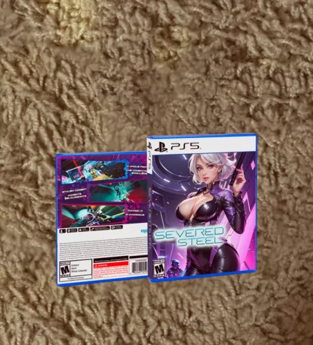 Severed Steel PS5 CUSTOM COVER ART & CASE - NO GAME
