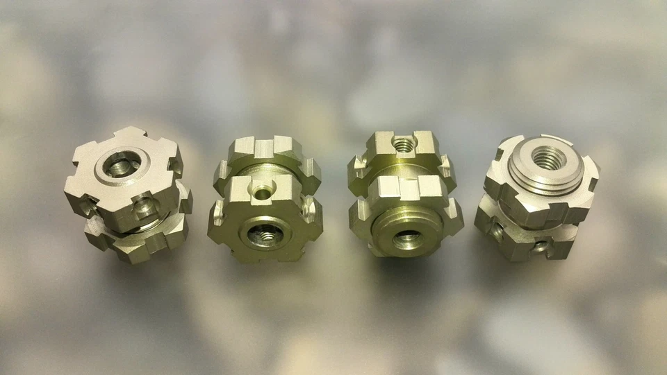 Traxxas Summit 1/10 SLOP STOP Hex Hub 17mm for E-Revo E-Maxx Ultimate HMH Green - Immagine 2 di 4