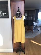 Women’s Yellow Sleeveless Midi Dress- Old Navy-small- New