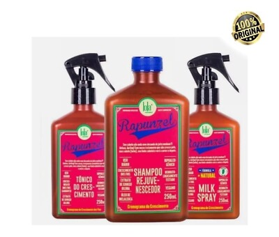 Kit Lola Rapunzel - Shampoo, Tonic, Milk Spray 250ml 8.45 fl.oz CHOOSE YOUR KIT